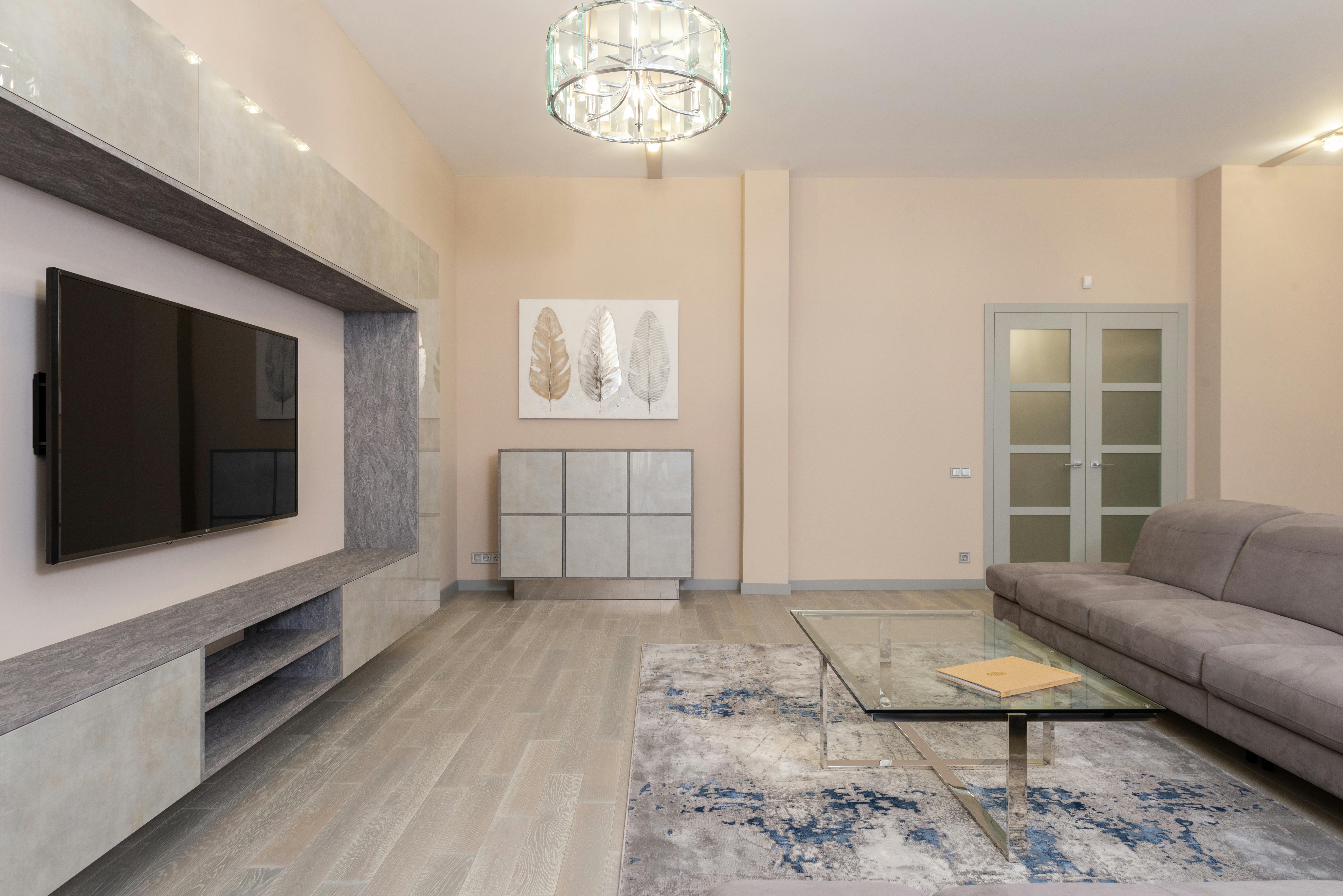 Alcove cupboards and shelves